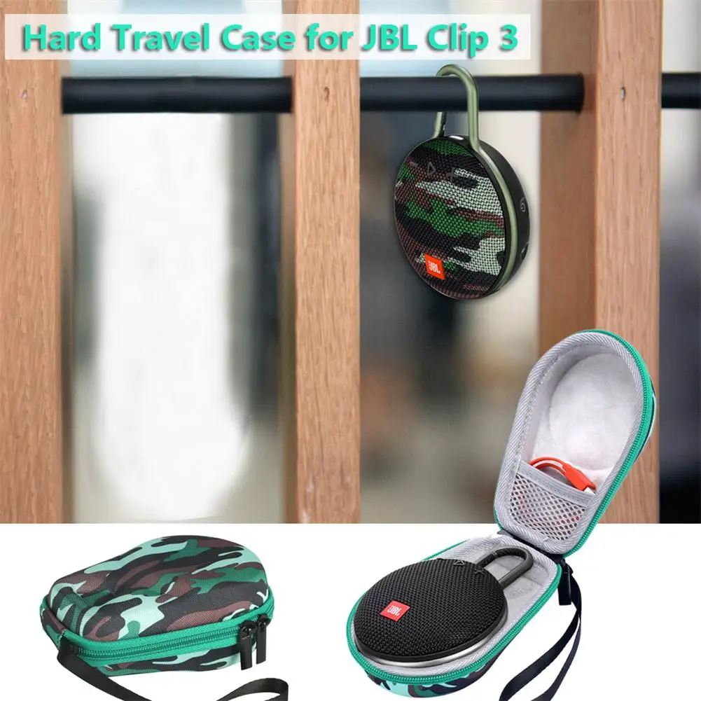 

New Speaker Bag Suitable For JBL CLIP3/2 Bluetooth Speaker Storage Bag EVA Hard Travel Carrying Case For JBL Clip3 Or JBL Clip 4