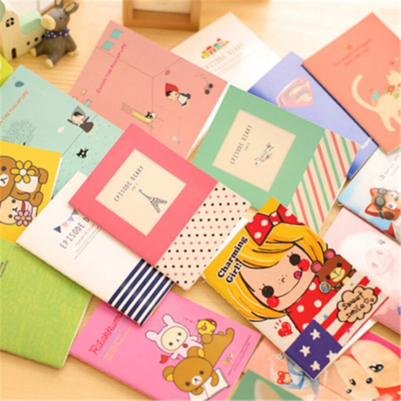 

South Korean student stationery multi function cartoon pattern small notebook soft noodles copy note book