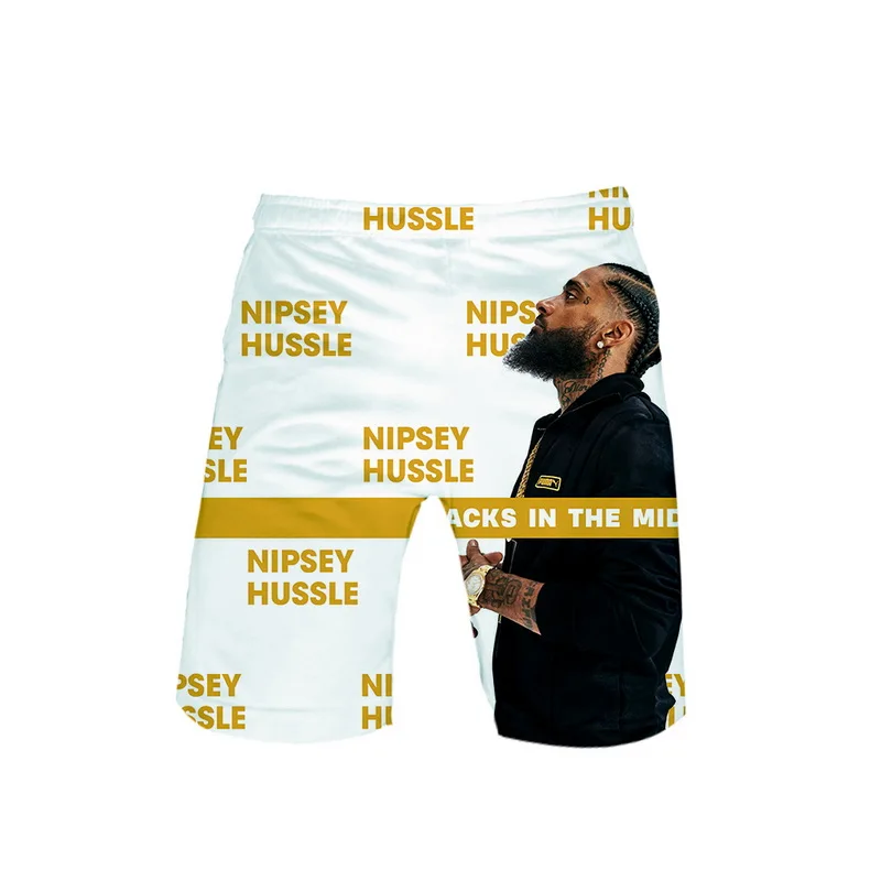 Nipsey hussle футболка набор хип-хоп шорты наборы o-образным вырезом с коротким рукавом мужская одежда 2019 модные летние пляжные шорты Забавные