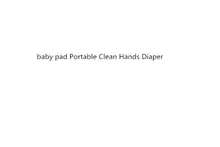 2018 New Folding waterproof baby pad Portable Clean Hands Diaper Clutch Changing Station