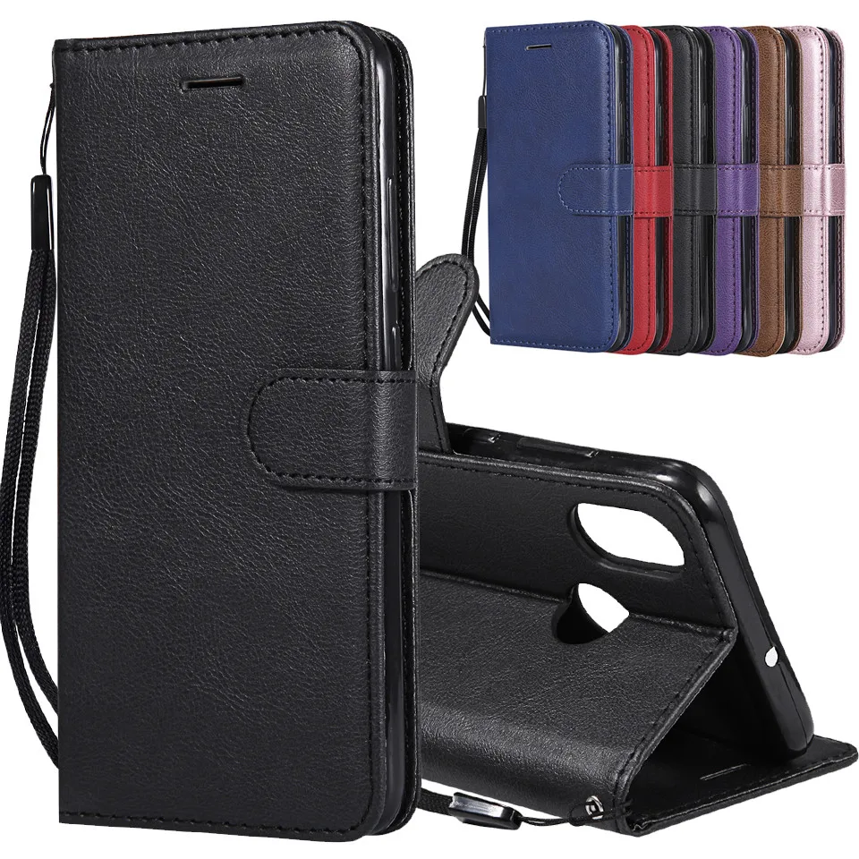 

For Funda Xiaomi Mi 8 Case Leather Wallet Phone Case For Xiaomi MI8 Luxury Flip Leather Cover For Xiaomi Mi 8 Capa black Coque