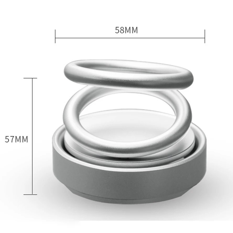 Автомобильная двойная петля роторная подвеска приборная панель духи сиденье освежитель воздуха Авто ароматерапия диффузор Интерьер Декор Автомобильные аксессуары