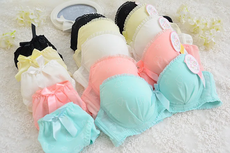 

Intimates Set 2016 New Women Sexy Bra Sets Embroidered Lace Thong BRA And Panty Set