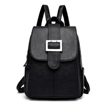 2019 New Simple Style Backpack Women Leather Backpacks for Teenage Girls Female Luxury Backpack Shoulder Bag 2019 New Simple Style Backpack Women Leather Backpacks for Teenage Girls Female Luxury Backpack Shoulder Bag