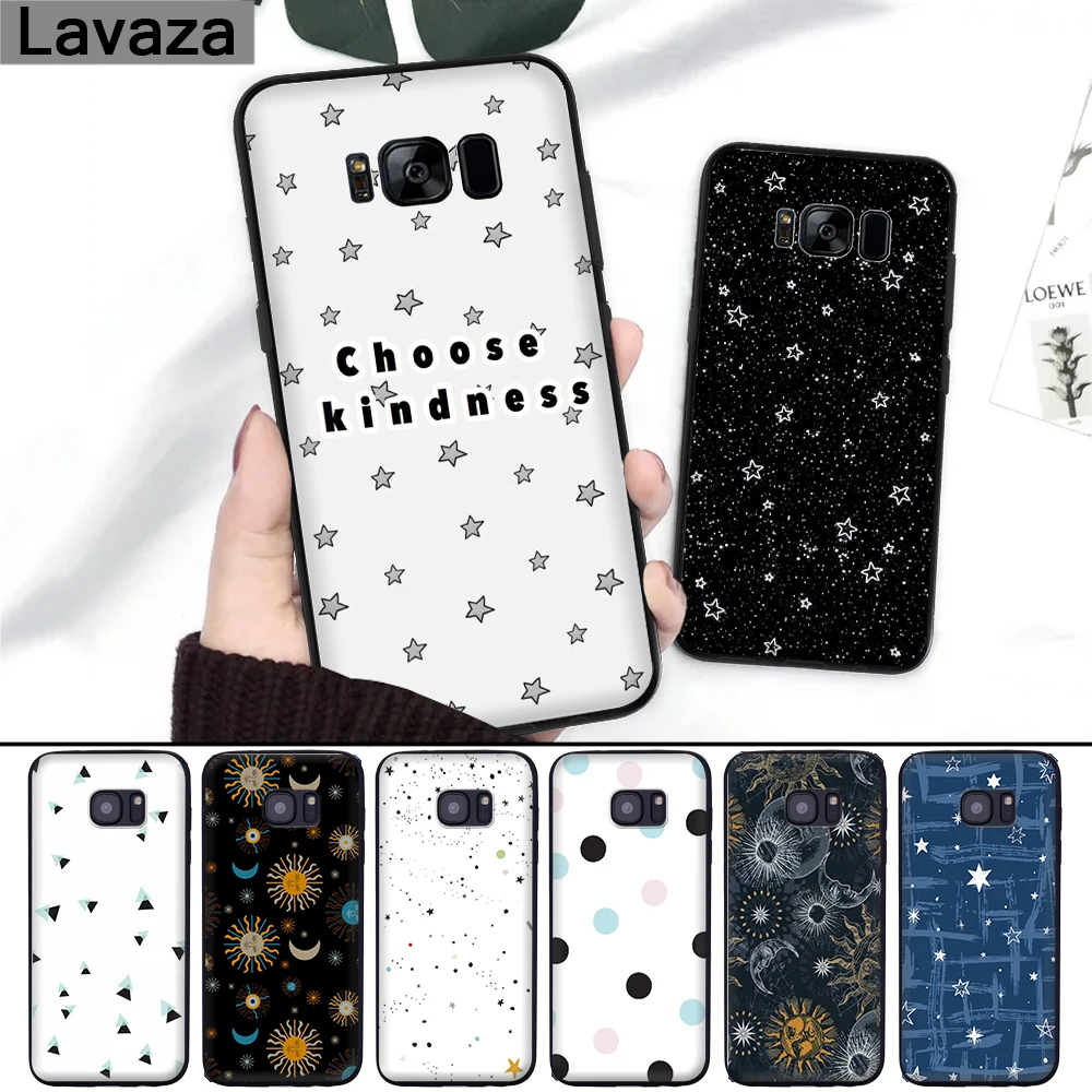 Lavaza 596d звезда силиконовый чехол для Samsung S6 край S7 S8 плюс S9 S10 Note 8 9 10 M10 M20 M30 M40 |