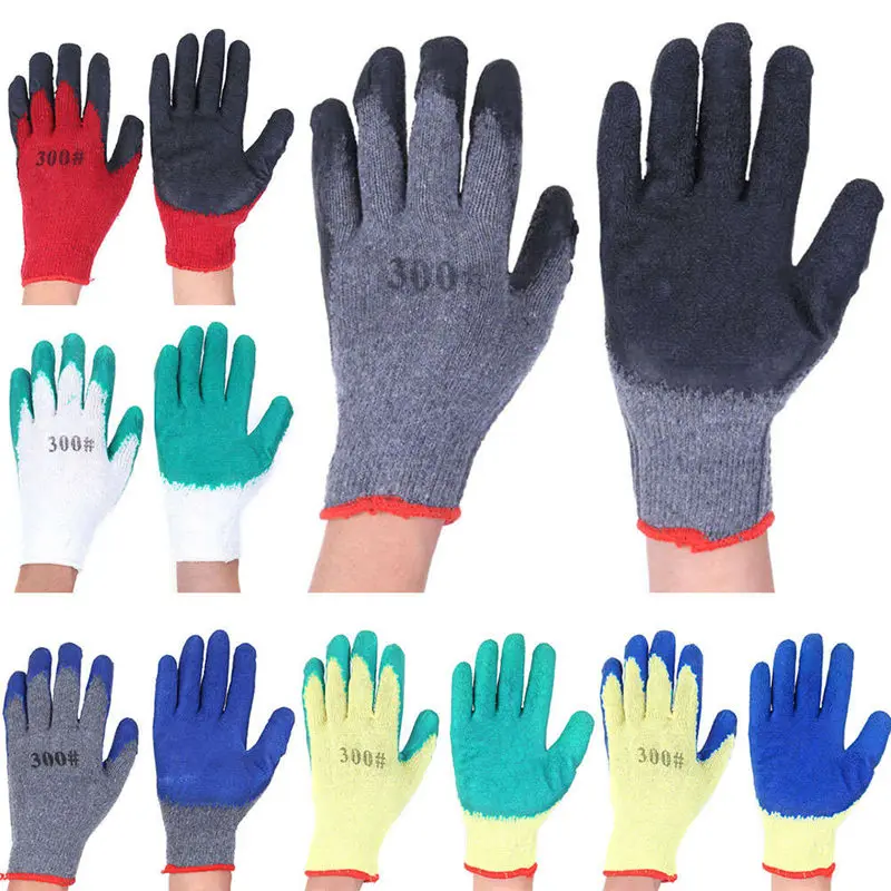 1 Pair Thermal Winter Working Gloves Latex Rubber Work Safety Gloves Anti-Skidding Waterproof Garden Repairing Builder Gloves 1 Pair Thermal Winter Working Gloves Latex Rubber Work Safety Gloves Anti-Skidding Waterproof Garden Repairing Builder Gloves