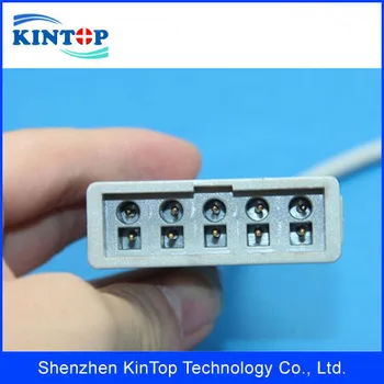 

5pcs/lot Compatible New for philips 5-Lead AHA trunk cable ECG Trunk cable for Patient monitor M1520A 9ft 12pin with CE approved