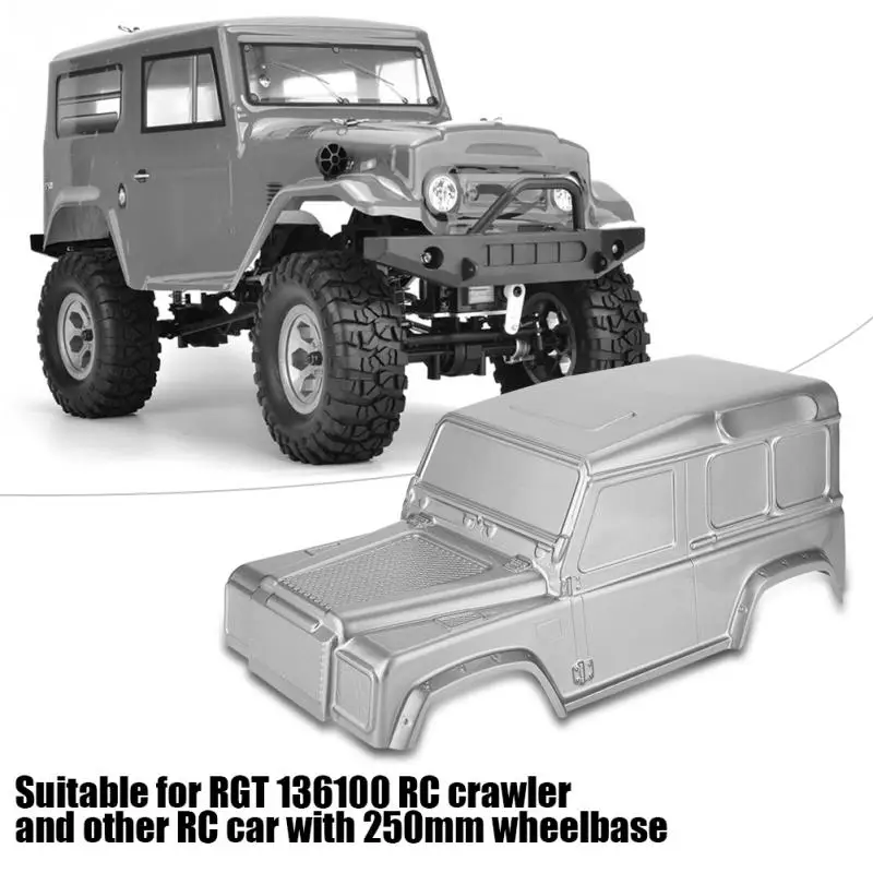 

High simulation Soft PVC RC Car Body Shell Remote Control Model Accessory RC Car Body Shell for RGT 136100 RC Crawler