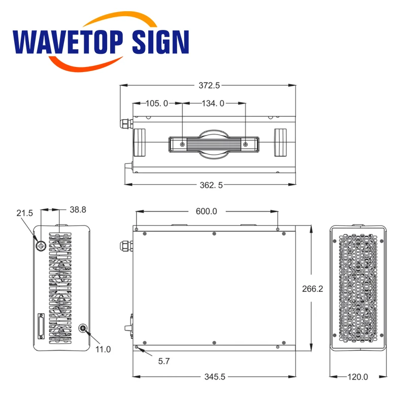 Макс 20W 50W Q switched импульсный волоконный лазер серии GQM 1064nm высокое качество