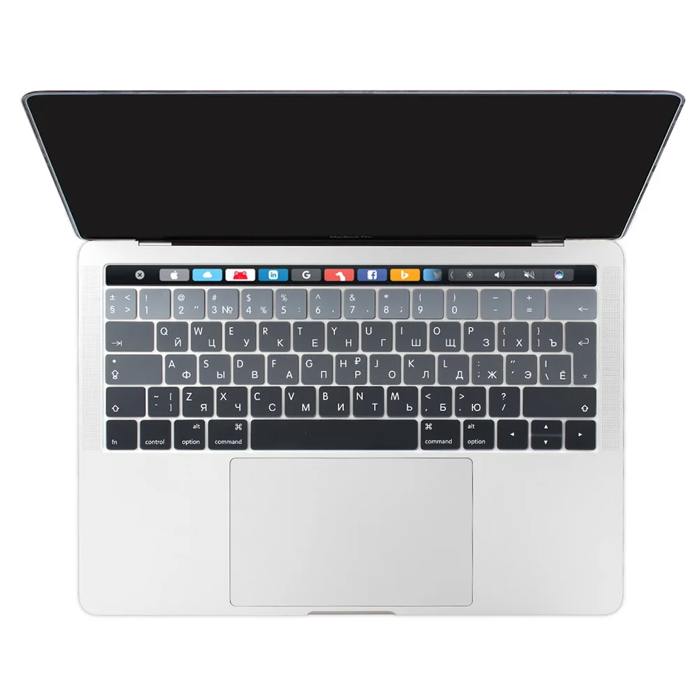 For Macbook 2016 2018 Version Pro 13 15 Touch Bar Keyboard Cover Laptop