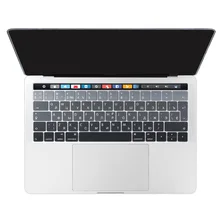 Для Macbook 2016 2018 версия Pro 13 15 Сенсорная панель крышка клавиатуры стикер испанской раскладки клавиатуры ноутбука ЕС русский Cyrillic кожи градиент цвета