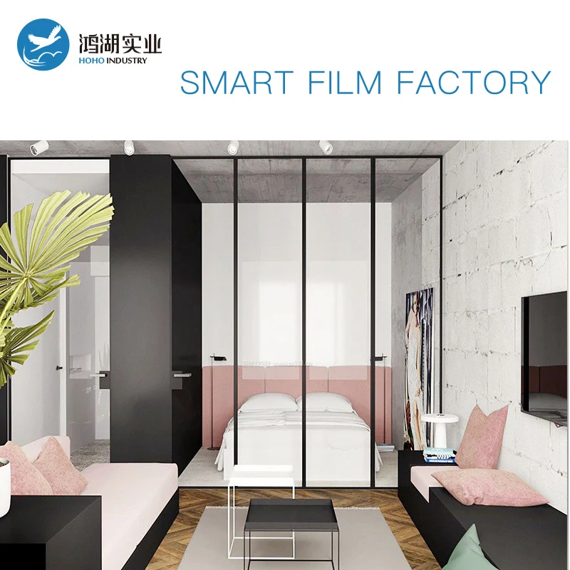 Cheap Sunice 1.5mx1.5m size can be customized Privacy Magic white PDLC Smart Film Building /Automobile window tint Magic smart film