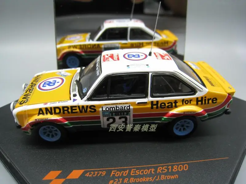 VITE SSE 1:43 FORD ESCORT 1800 1977 23# литая модель автомобиля металлические игрушки подарок на день рождения для детей