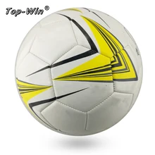 size 5 PVC material foam outside sport game team playing club using football soccer ball
