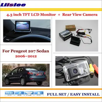 

Liislee For Peugeot 207 Sedan 2006~2012 Auto Rear View Camera Back Up + 4.3" LCD Monitor = 2 in 1 Parking Assistance System