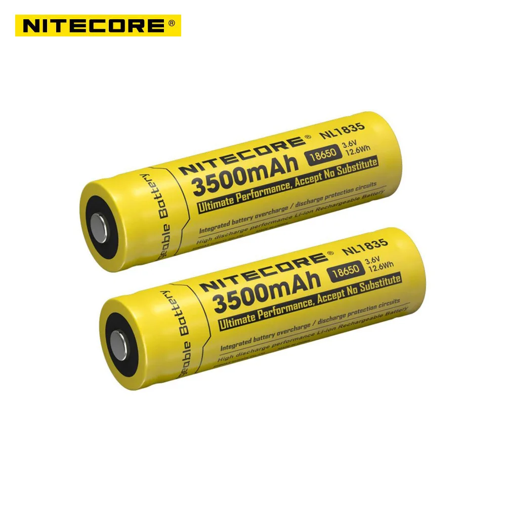 Аккумулятор Nitecore NL1835 аккумулятор 18650 3500 мАч 3 7 В 12 6 Вт/ч|version| |