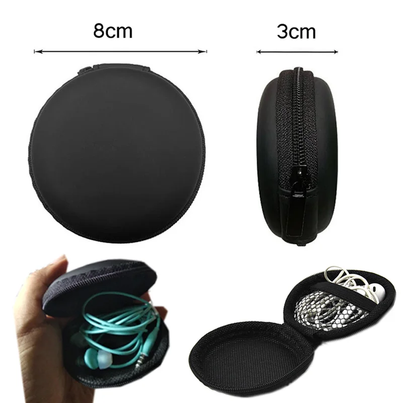Earphone font b Holder b font Case Storage Carrying Hard Bag Box Case For Earphone Headphone