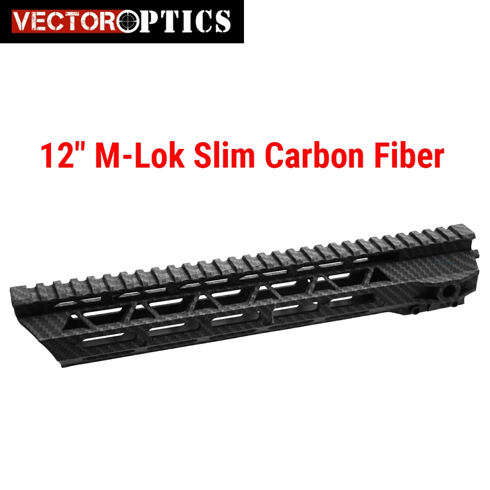 Best Price Vector Optics Carbon Fiber Polymer M-LOK 12 Inch Free Float Handguard Ultra Slim AR15 M4 Picatinny Rail MLOK .223 5.56 AR-15 Best Price Vector Optics Carbon Fiber Polymer M-LOK 12 Inch Free Float Handguard Ultra Slim AR15 M4 Picatinny Rail MLOK .223 5.56 AR-15