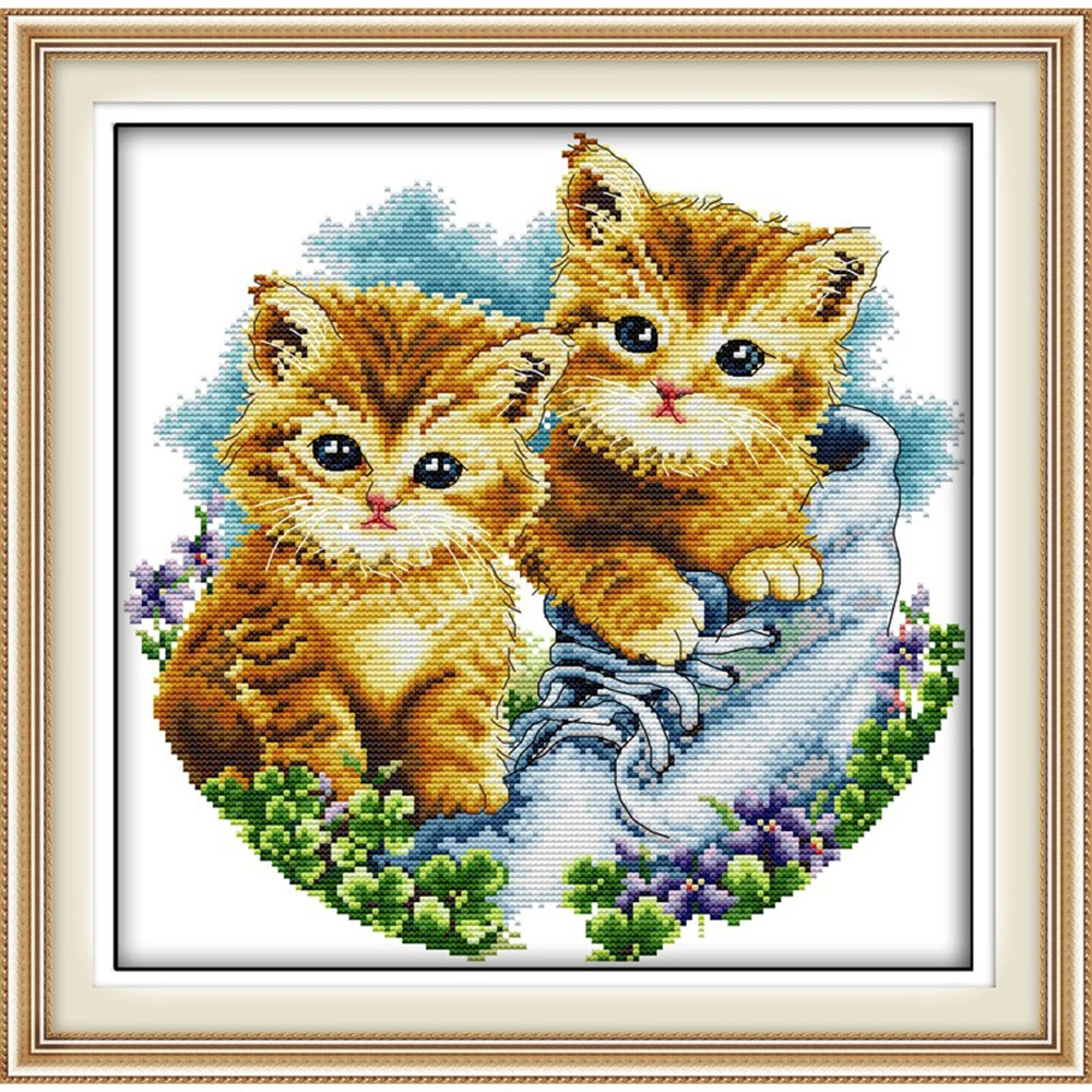 

5D Diamond Embroidery Animal cat 5D DIY Diamond Painting Full round Diamond Mosaic Animals Home Decor gift Painting AA529
