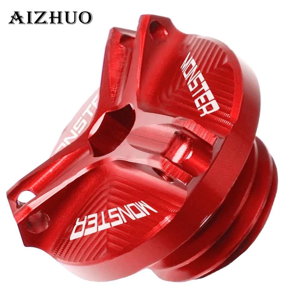 

Motorcycle Engine Oil Drain Plug Sump Nut Cup Oil Filler Cap Plug Cover For Ducati MONSTER 1100 EVO 2011 2012 2013 2014 2015