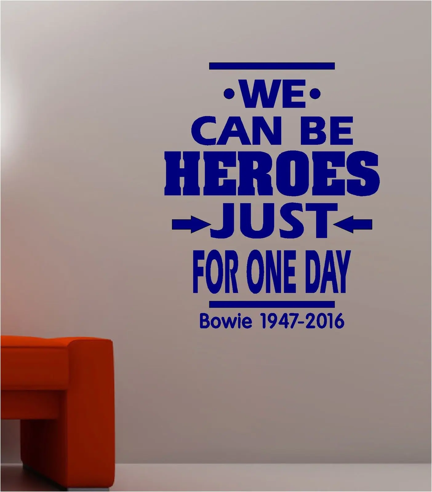 David Bowie Autocollant De Citation Artistique Etiquette Murale En Vinyle Heros Musique Livraison Gratuite Aliexpress