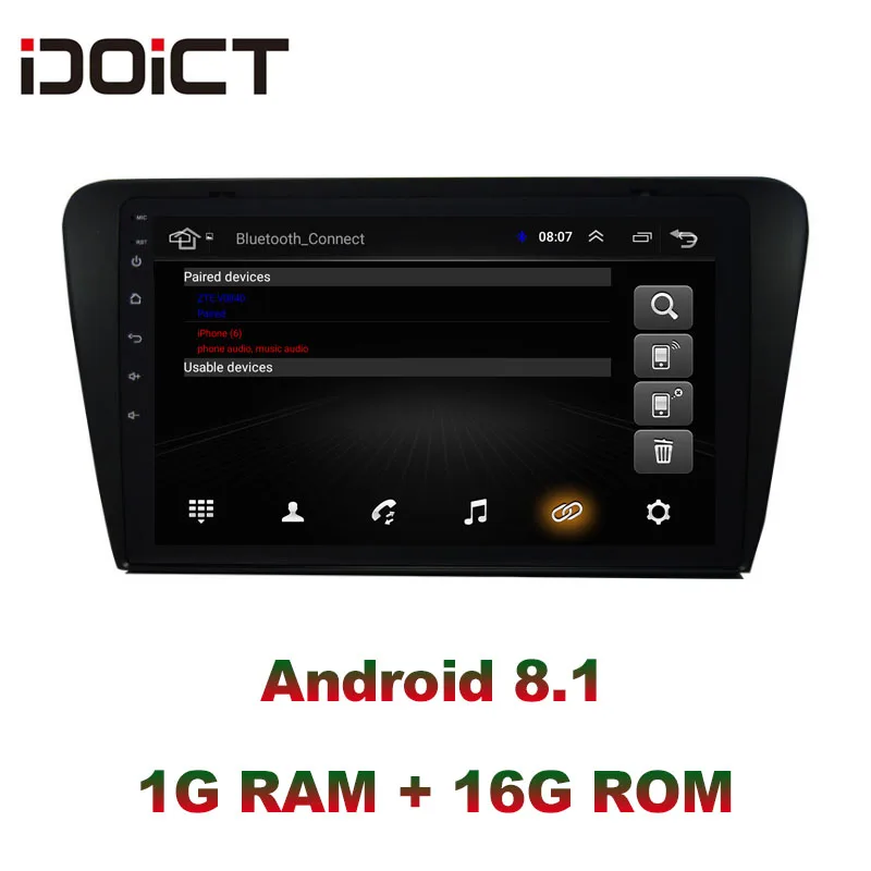 Best IDOICT Android 8.1 Car DVD Player GPS Navigation Multimedia For Volkswagen skoda Octavia 2014-2017 car stereo bluetooth 3 Best IDOICT Android 8.1 Car DVD Player GPS Navigation Multimedia For Volkswagen skoda Octavia 2014-2017 car stereo bluetooth 3