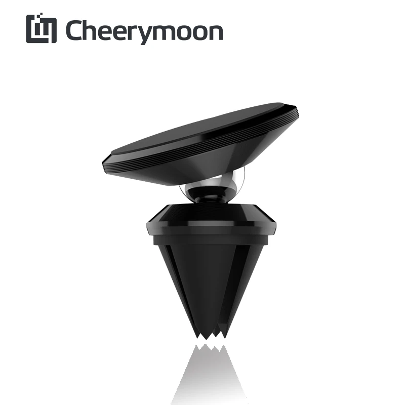 Cheerymoon Universal Magnetic Car Phone Holder 360 Rotation Air Vent Stickers Mobile Soporte Movil Bracket Stand For iPhone