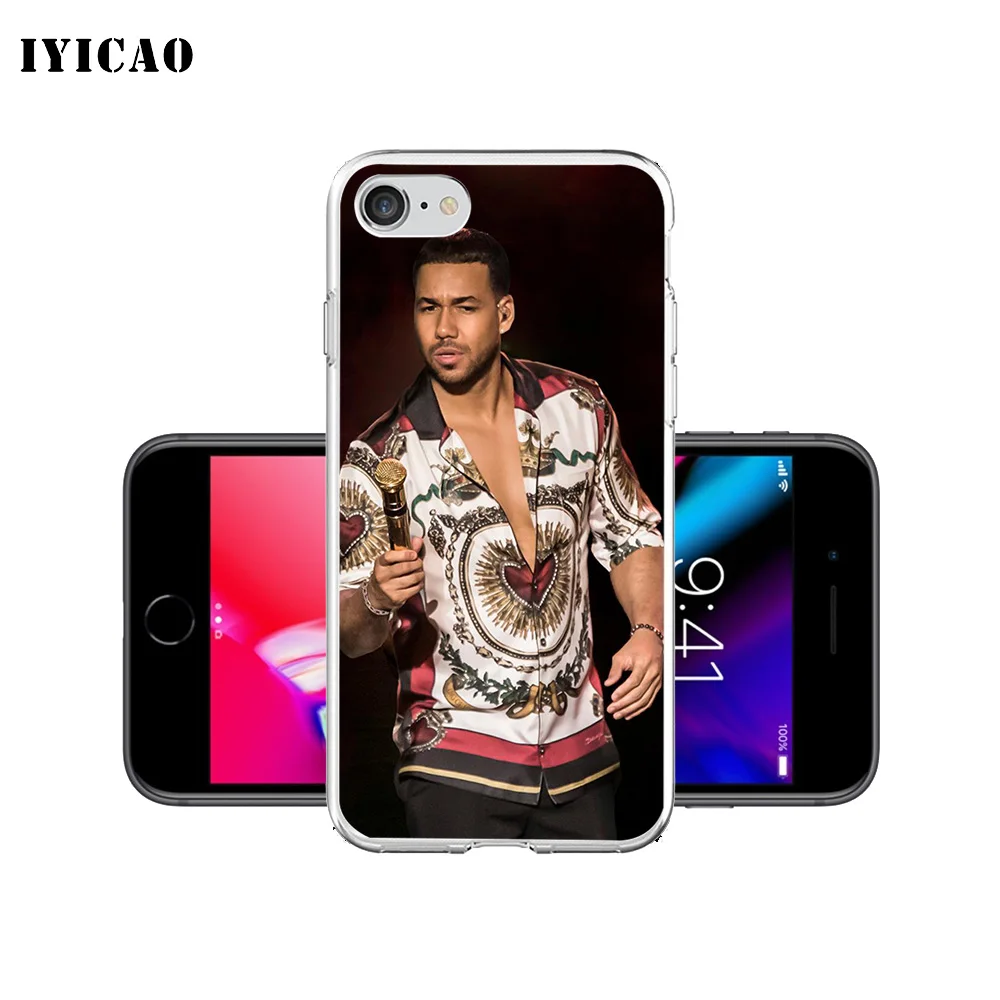 Мягкий силиконовый чехол для телефона IYICAO Latin singer Romeo Santos iPhone X XR XS MAX 6 6s 7 8 Plus 5 5S SE