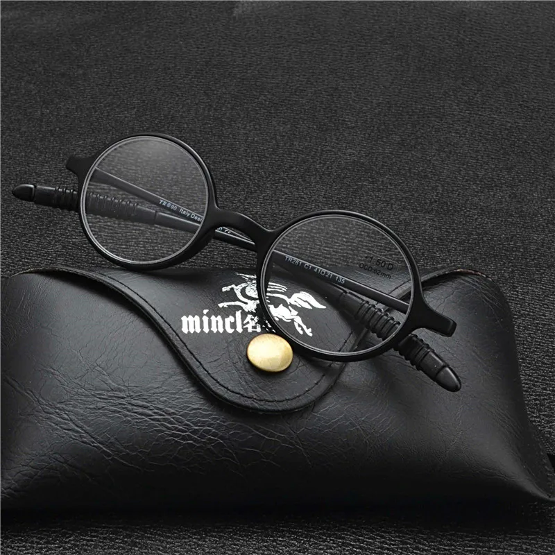 

MINCL/ Fashion TR90 Reading Glasses Men Women Retro Round Eyewear Presbyopic Eyeglasses Diopter Vintage EyeglassesFML