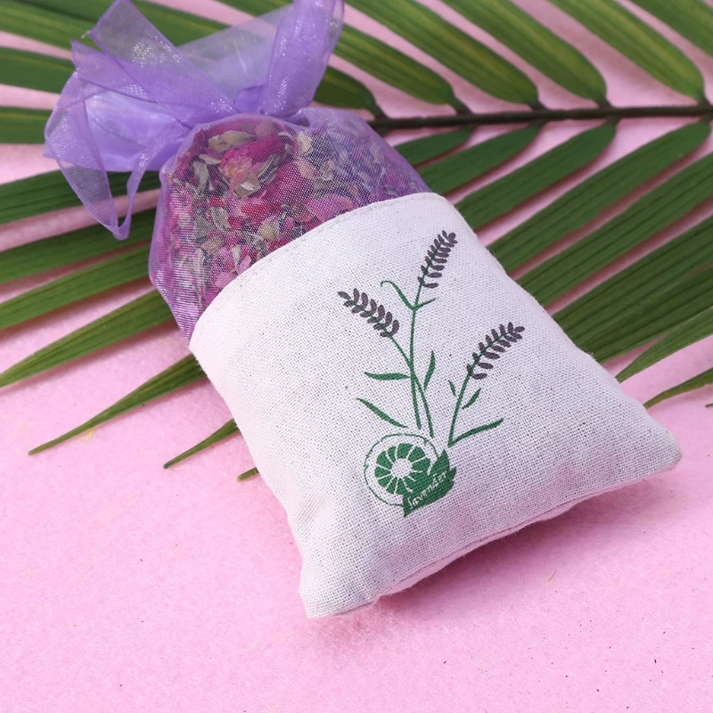 1 шт. Розовый жасмин Лаванда сушеный цветок бутон ароматерапия Саше освежающий воздух