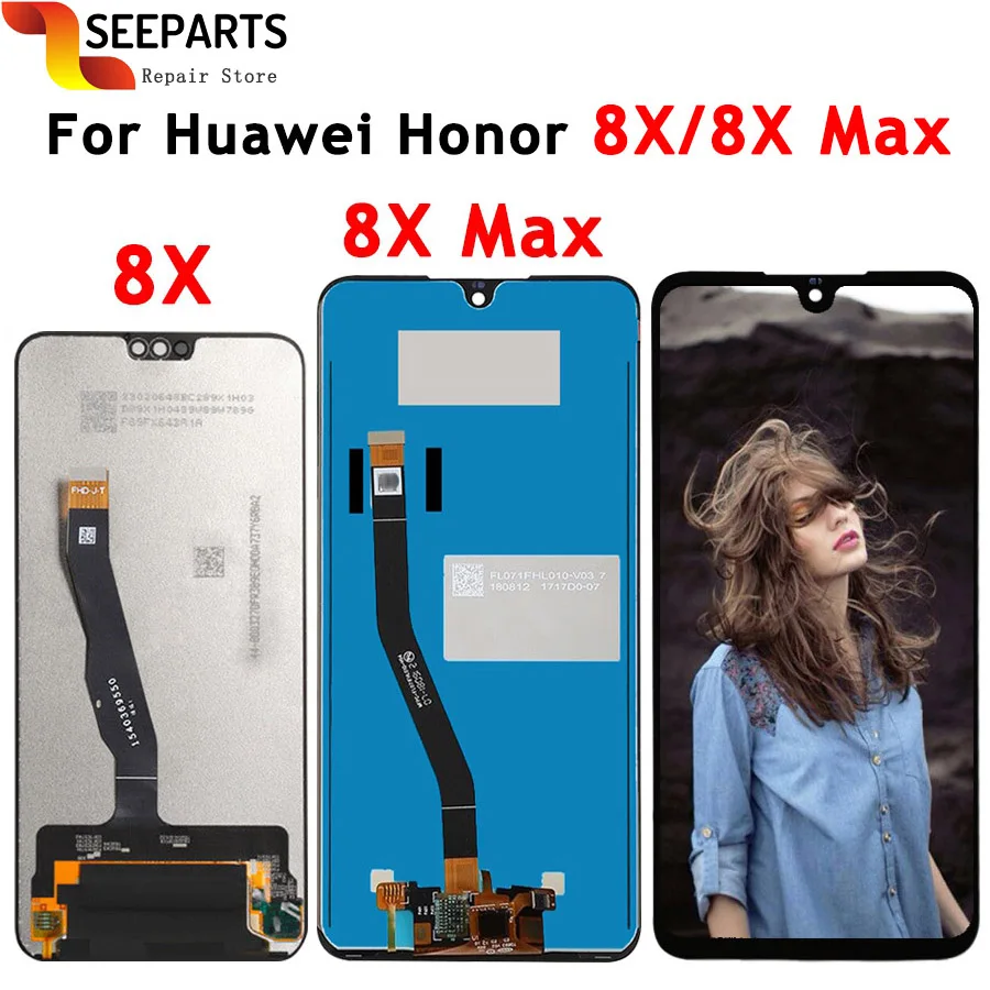 Huawei Honor 8X LCD Display Touch Screen Digitizer Assembly For HUAWEI