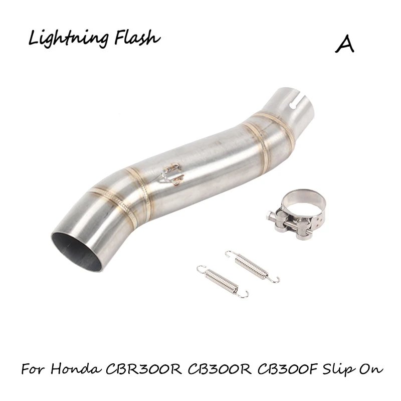 For Honda Motorcycle Exhaust Pipe Slip On CBR300//500R CB300//500F CB300R CB500X