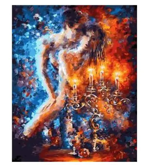 

9134 Sensual Couple Love Night - Paint by Numbers Kits for Adults DIY