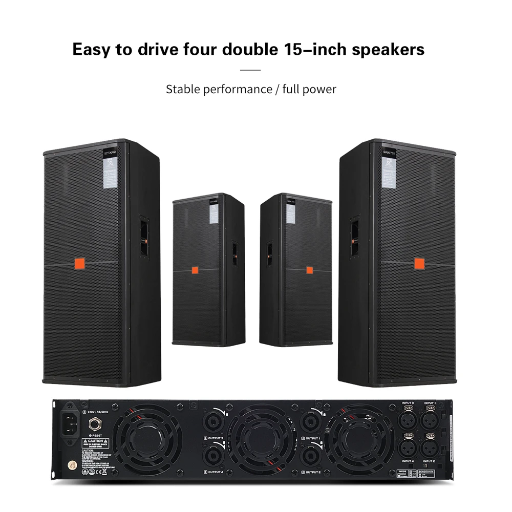 TKL PH4 professional power amplifier 4 Channel 4