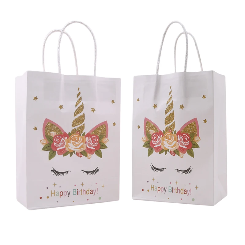 10pcs Unicorn Paper Gift Bags Party Bag For Baby Gift Bags Party Bag For Unicorn