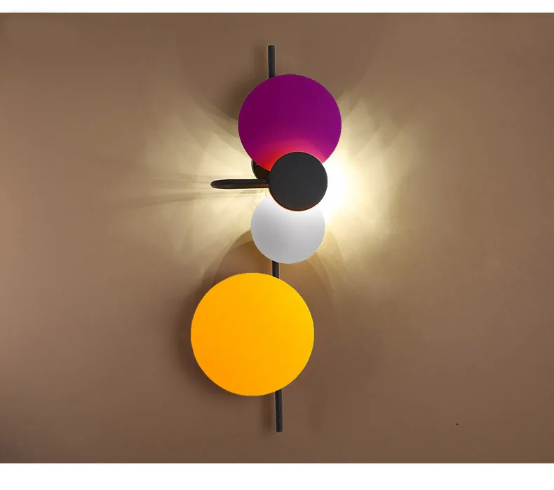 Moderno e Minimalista Sala de Estar Luzes do Corredor Nordic Parede Personalidade Criativa Quarto Lâmpadas Led Luz 11 Cheap Luminárias de parede