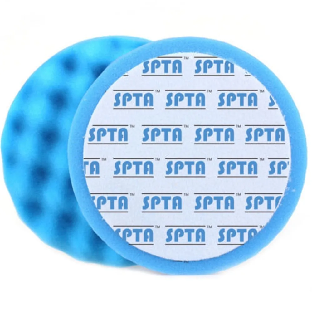 SPTA 6 дюймов вафельная губка Buff Полировальный Набор для полировщика автомобиля