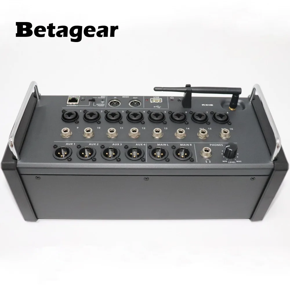 Betagear 16 Channel Digital Mixer for Ipad/Android