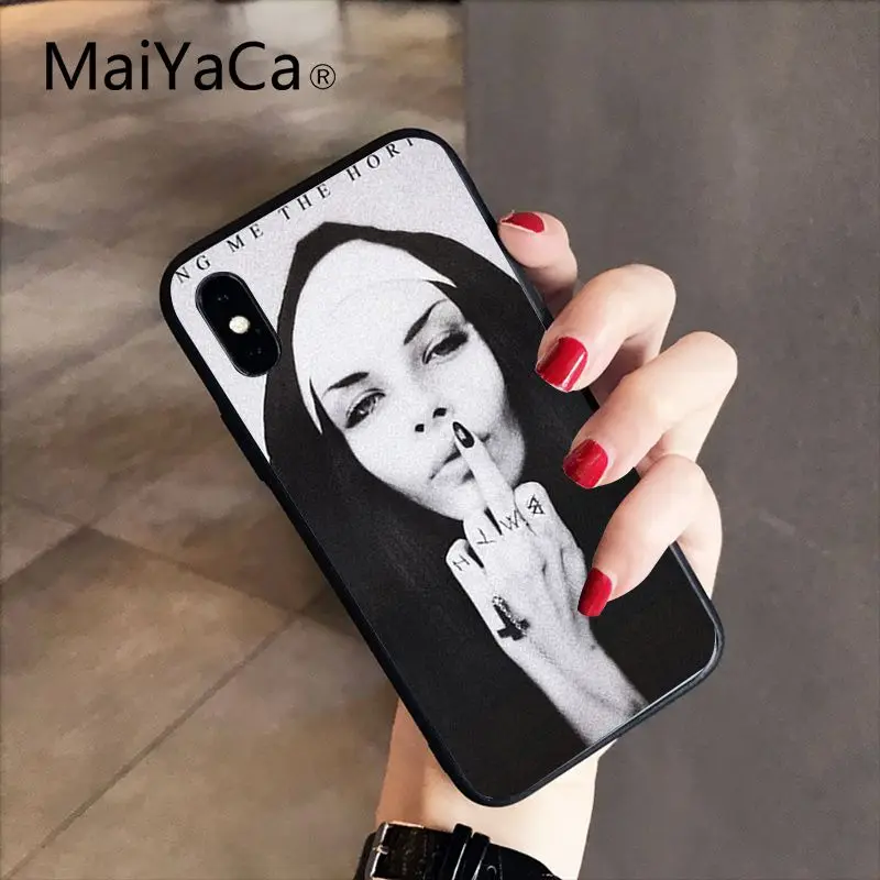 MaiYaCa Sister nun Custom Photo мягкий чехол для iPhone X XS MAX 6 6S 7 7plus 8 8Plus 5 5S XR 10 Чехол - Цвет: A13