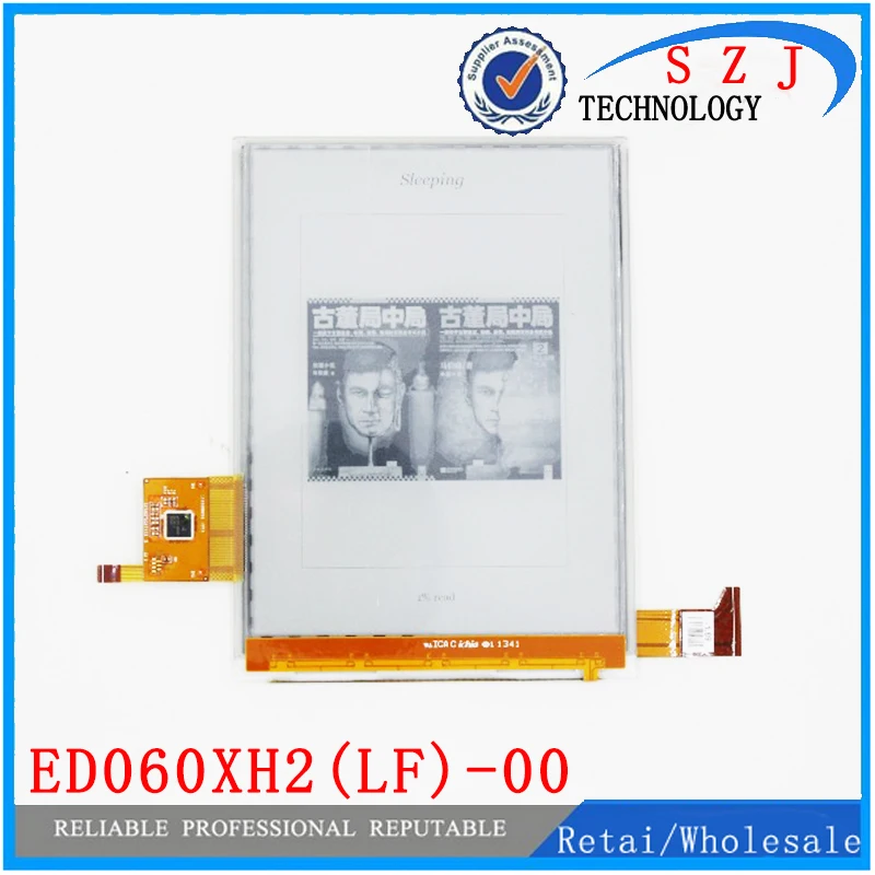 Pаспродажа Новый 6 дюймовый планшетный ПК ED060XH2 (LF) 00 ED060XH2 E ink HD ЖК дисплей дисплей с сенсорным экраном для устройства для чтения электронных книг Беспла...
