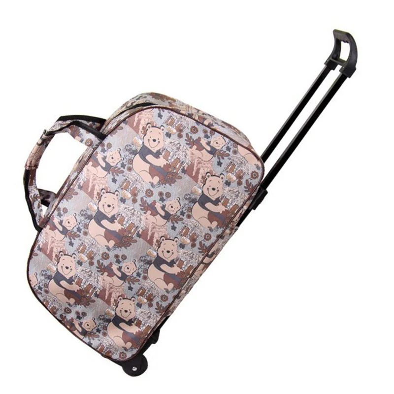 Новая Водонепроницаемая Дорожная сумка на колесиках для мужчин и женщин, сумка для багажа, вместительная сумка с колесиками, аксессуары для путешествий - Цвет: 05   Travel bag