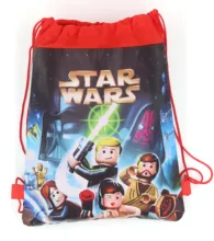 12Pcs Star Wars Darth Vader Storm Troops Cartoon Kids Drawstring Backpack Shopping School Traveling Party Bags Birthday Gifts