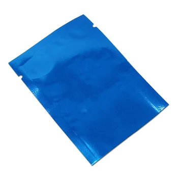 

DHL Heat Sealable Mylar Foil Bags Open Top Aluminium Vacuum Tear Notch Packaging Pouch Mask Dried Nuts Snack Food Storage Bags