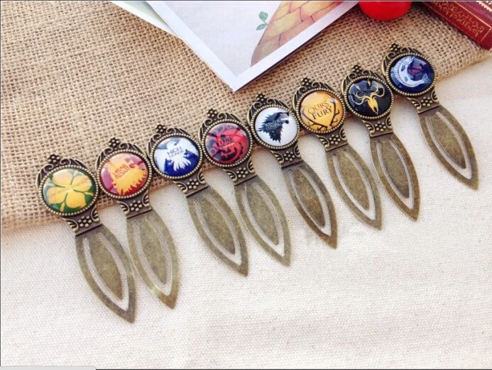 

Game of Thrones related products Bookmark Metal Bookmarker bookholder Wedding Favors meaningful novelty presents A Song of Ice