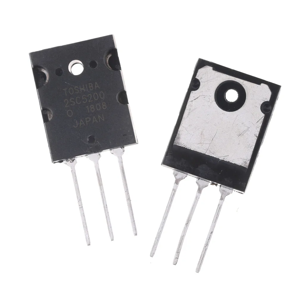 1pair TO-3PL Silicon 2SA1943 2SC5200 WholesaleNPN + PNP Audio Amplifier Transistor