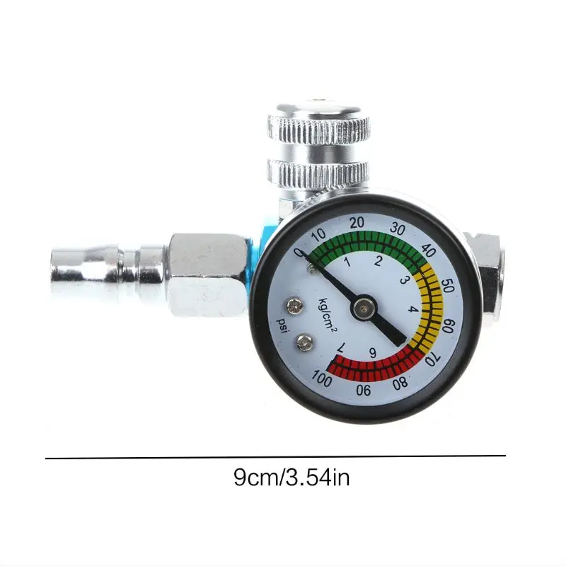 1/" BSP HVLP пистолет-распылитель Манометр воздушный регулятор клапан мембранное управление