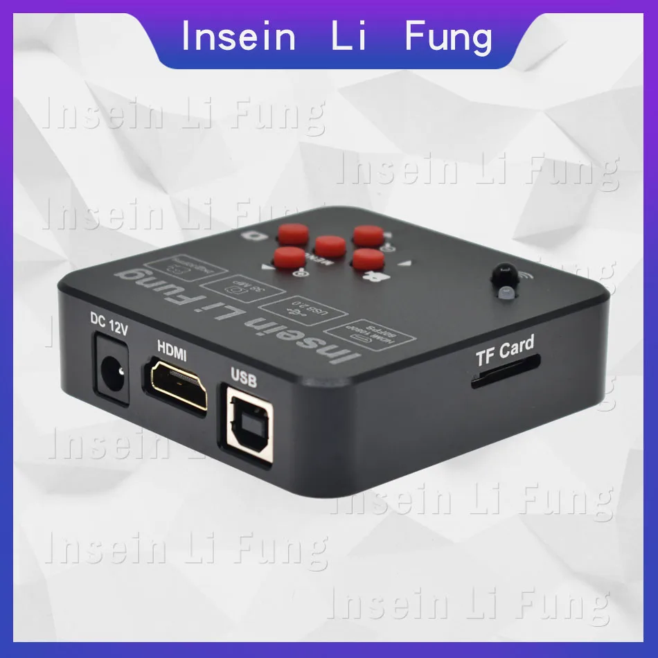 

HD 38MP 2K 1080P 60fps Industry Camera HDMI USB Simultaneous Output Microscope Magnifier 8G TF Storage Phone Motherboard Repair