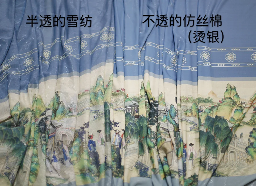 Hong Lou Meng красные сцены мечты картина синяя ткань китайский Хань классическая