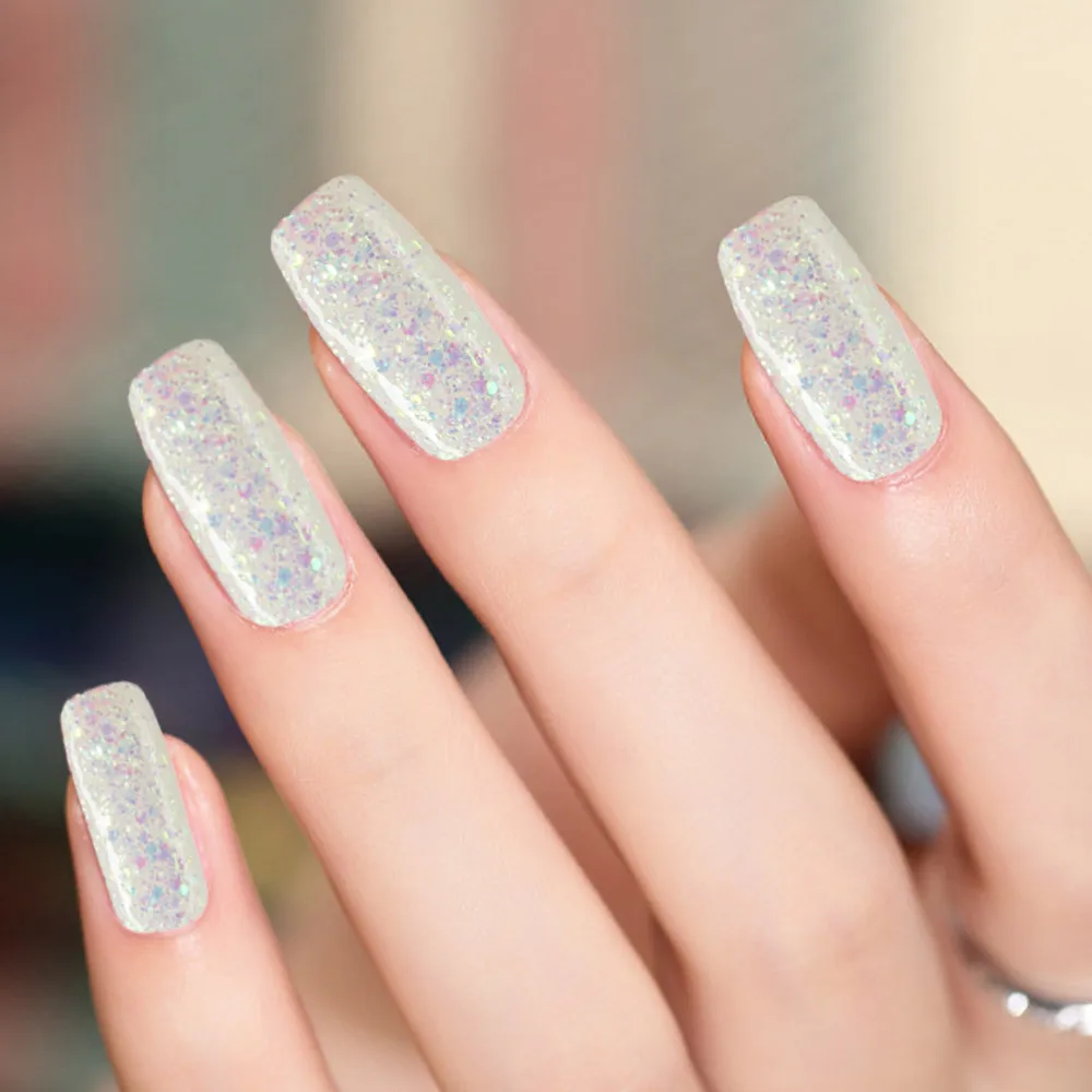 1* гель лак для ногтей Алмазная серия блеск лак для ногтей 4 цвета декор для ногтей принадлежности