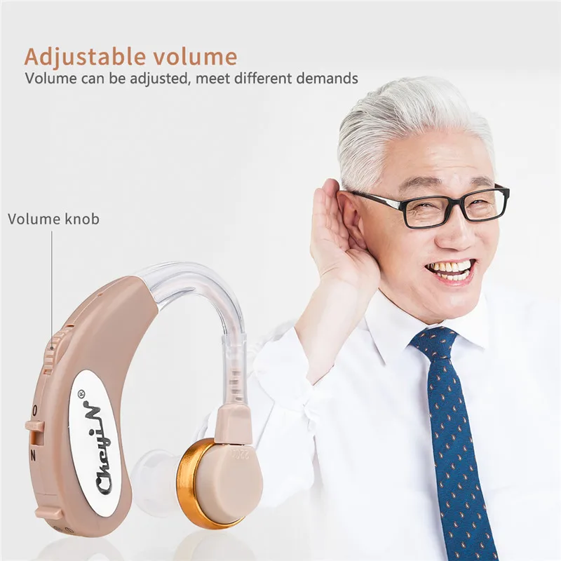 

Mini Invisible Hearing Aid Rear Ear Hearing Amplifier Comfortable Small Audiphone Sound Amplifier Volume Adjustable For Elder 35